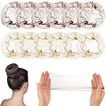 DesertCreations 40 Pieces Hair Nets,Invisible Reusable Elastic Edge Mesh Nylon Hair Caps, Holder Hair Bun Nets For Girls Women Dance Nurse Sleeping(Coffee,flaxen)