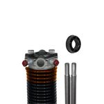 Garage Door Torsion Spring 273x2x36 Torsion Springs for Garage Door Repair | Left Hand Wound Replacement for Right Side of Garage with 1" Nylon Bushing and Winding Bars (Black Cone)