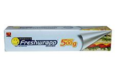 Hindalco Aluminium Foil Paper/foil paper for Kitchen/Eco-Friendly Freshwrapp Aluminium Foil Food wrap/Bacteria Resistant/Disposable/Food Parcel 500 GM_Silver-Combo Pack of 1