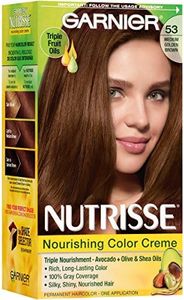 Garnier Nutrisse Nourishing Color Creme, 53 Medium Golden Brown (Chestnut) (Packaging May Vary)