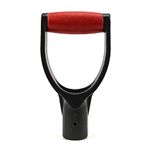 QWORK Plastic Spade Handle Shovel D Grip Handle, 1-1/4" Polypropylene Shovel Handle for Digging Raking Tools