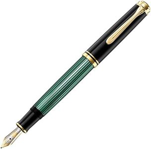 Pelikan Premium M600 Fountain Pen F Plume Black/Greem
