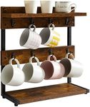 IBUYKE Rustic Coffee Mug Holder Sta