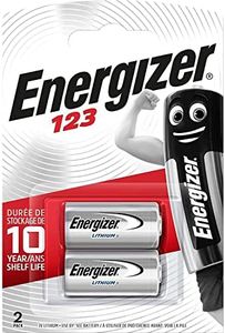 Energizer CR123 Batteries, 3V Lithium Battery, 2 Pack