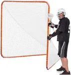 Portable Lacrosse Goal, 6x6FT Lacrosse Net, Lacrosse Goal with Steel Frame, Backyard Lacrosse Goal Net, Lacrosse Training Equipment for Kids & Youth
