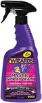 Wizards Spray Mystic Wax - Slick Finish Detailer and Glass Cleaner For Car Detailing Kit - Durable Spray Wax and Ceramic Boost - Repels Water and Protects With No Residue - 22 oz - Made in USA