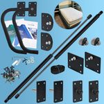 Queen Size Deluxe Murphy Bed Kit Queen Murphy Bed Kit Murphy Bed Hardware DIY Murphy Bed Kit Queen Murphy Bed Kit Murphy Bed Hardware Kit Queen Murphy Bed Queen Size Hardware Kit (Queen-Vertical)