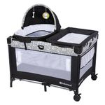 Baby Trend Nursery Suite EZ-Fold Playard with Lounger and Flip Over Changer, Hidden Jungle Trio