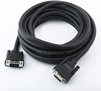 DTECH 8m VGA Computer Monitor Cable 1080p High Resolution Long Full HD Video Cord for PC Projector Display Desktop Laptop (25 Feet, Black)