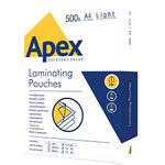 Apex A4 Light Duty Laminating Pouch (Pack of 500)