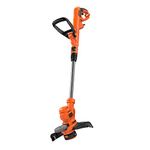 BLACK+DECKER Electric Strimmer with Automatic Single Line Feed, 55W, 240V, Cutting Width 30cm,BESTA530-GB