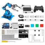 xArm UNO Robotic Arm 6DOF Robot Arm Kit with Secondary Development Compatible with Arduino IDE, DIY Programming Robot Kit STEAM Robot Arm with Sensor and UNO R3 Open Source Code & Tutorial