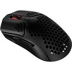 HyperX Pulsefire Haste – Wireless Gaming Mouse – Ultra Lightweight, 61g, 100 Hour Battery Life, 2.4Ghz Wireless, Honeycomb Shell, Hex Design, Up to 16000 DPI, 6 Programmable Buttons – Black, 4P5D7AA