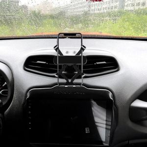 GXQKHFA Adatto per Jeep Renegade Accessori Interni Supporto per Telefono Staffa di Navigazione Console Centrale 2016 2017 2018 2019 2020 2021 2022 2023 2024 (for 2015-2024 Renegade)