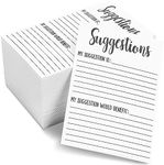 200 Pack Suggestion Cards for Customer Feedback in Bulk, 4x6 in.