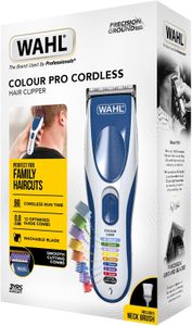 Wahl Colour Pro Cordless Hair Clipper – Rechargeable Grooming Tool