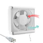 Window Exhaust Fan With Shutter