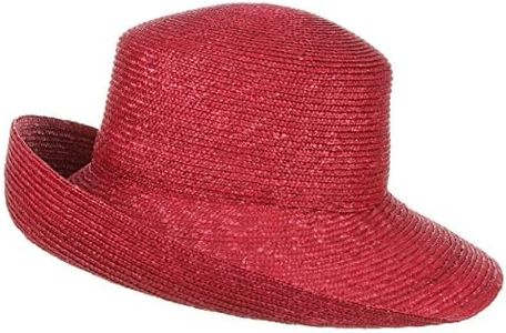 Sombrero de Paja Isabelle by Seeberger sombrero de mujersombrero de ocasión especial (talla única - rojo)