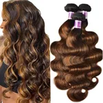 UNICE Brown Highlight Body Wave Hum