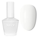 White Nail Polish - Pure White Nail Varnish, Quick Dry Breathable Milk Nail Polish, French Style Long-Lasting Chip Resistant white Nail Colour,Fast Drying for Girl Women
