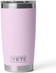 YETI Rambler 20 oz Tumbler, Stainless Steel, Vacuum Insulated with MagSlider Lid, Cherry Blossom