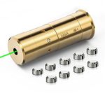 MidTen Bore Sight 12 Gauge Laser Boresighter Red/Green Dot Zeroing Laser Bore Sight with Extra Batteries