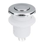 GOZAR Push Button Switch Garbage Disposer Air Switch Kit For Bath Tub Spa Garbage Switch - 32mm