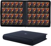 KUOOKING 2000 Pockets Trading Card Binder, 20-Pocket Card Ablum Compatible with MTG,Sports Cards & Other Standard Size Trading Card (BLACK)