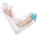 Waterproof Arm Cast Cover for Shower,Shower Protector for Child Comfortable Bath Waterproof Arm Cast,Wound Barrier Bandage Protectora,Watertight Cast Bag for Child… (Adult Long)