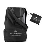 Car Seat Bag Made with Water Resistant and Rip Resistant Fabric Universal Fit Traval Bag with Adjustable Back Straps with Padding Collapsible with Self Organizer Case Pocket