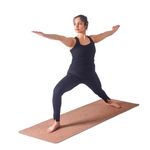 Orae Rise Cork Yoga Mat - Free Carry Strap Included | Premium Mat with Minimal Design for Yoga, Pilates | Non-Slip Grip, Anti-Skid on Floor, 6 mm Thick Cushion for Joints Support | Yogi Approved