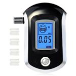 SIMMANS Digital Breath Alcohol Tester, Car Breathalyzer, Portable Alcohol Meter, Wine Alcohol Test