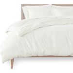 Bare Home Duvet Cover Set King/Cal King Size - Premium 1800 Super Soft Duvet Covers Collection - Lightweight, Duvet Cover - Soft Textured Bedding Duvet Cover (King/Cal King, Cream)