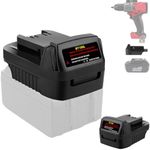 MT18MIL Battery Adapter for Makita to Milwaukee Tool, TEPULAS for Makita 18V Battery Adaptor for Milwaukee M18 18V Power Tools (Adapter Only)