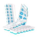 DOQAUS Ice Cube Trays 4 Pack, Easy-