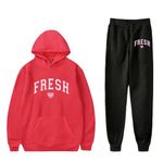 JMKEY Fresh Loves Hoodie Novelty Sweatshirt Sturniolo Love Triplets Merch Suit Women/Men Pullover Two Piece Long Pants Set