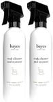 Bayes High Performance Teak Cleaner & Restorer - Cleans, Shines, and Protects - Maintains Fine Teak and Restores Neglected Teak - 16 oz, 2 Pack