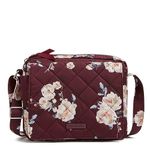 Vera Bradley Peformance Twill Medium Hipster Crossbody Purse, Blooms and Branches, One Size