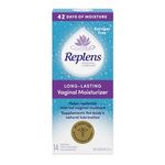 Replens Long-Lasting Vaginal Moisturizer and Lubricant, 14 Applications, 35-ml (Packaging may Vary)