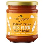 Mr Organic - Organic Kids Pasta Sauce - Pack of 6 - Carrot, Sweet Potato & Courgette - Organic, Non-GMO, No Artificial Preservatives