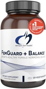 Designs for Health FemGuard + Hormone Balance for Women - DIM, Black Cohosh, Calcium D-Glucarate, EGCg Green Tea Extract & Chaste Tree Supplement for Mood Support & Estrogen Metabolism (120 Capsules)