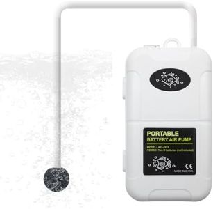 YQMIGU Small Air Pump for Fish Tank 6 Gallons, Aerator for Bait Bucket,Bubbler Stones for Aerator, Bait Bucket Air Pump,Quiet Voice, Suitable for Tropical Fish Enthusiasts and Fishing Enthusiasts