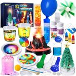 YOPINSAND 53 Experiments Science Kits for Kids Boys Girls, STEM Activities Educational Scientist Toys Gifts, Chemistry Physics Set, Erupting Volcano, Crystal Tree