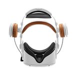 Premium Audio Head Strap for Quest 2 Replacement for Metal/Oculus Elite Strap-Deluxe Audio Strap-Improved Audio Experience,Comfortability and Convenience (2022 Version Brown)