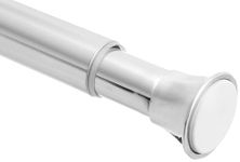 AmazonBasics Shower Adjustable -Length Curtain Tension Rod - 24-36", Chrome