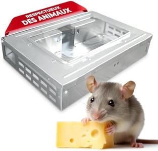 Axelma Piège à Souris Vivante Multi-Capture – Attrape Souris sans Tuer Efficace en Métal, Sécurisé pour Enfants et Animaux, Réutilisable, Écologique pour Intérieur et Extérieur
