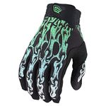 Troy Lee Designs Motocross Motorcycle Dirt Bike Racing Mountain Bicycle Riding Gloves, Youth Girls & Boys Air Gloves, Slime Hands (Flo Green, Large)