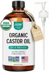 SYLVANA Organic Castor Oil with Pum