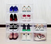 JECCICHY 10 Pack Clear Shoe Storage