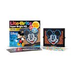 Basic Fun Lite-Brite | Super Bright HD Disney | Light Up Drawing Board, LED Board with Colours, Light Up Toys for Creative Play, Glow Art Neon Effect Drawing Board, Light Toys for Kids Ages 4 02372